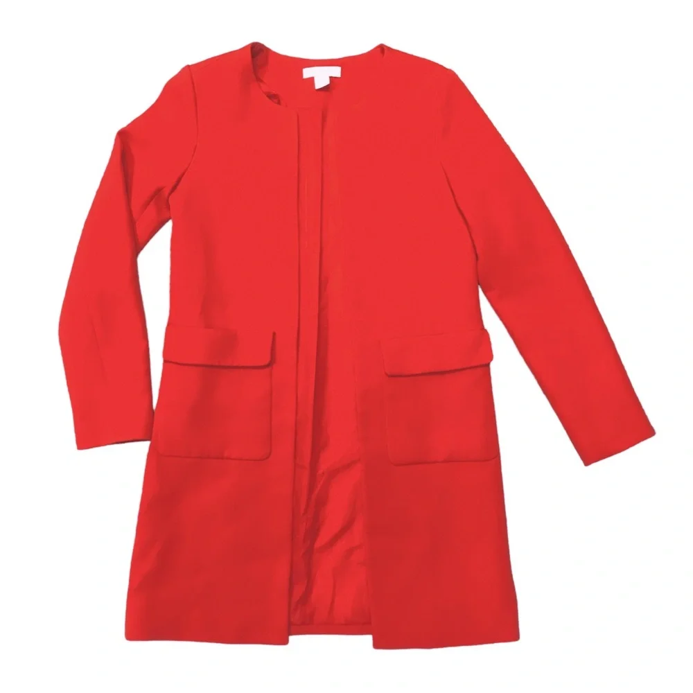 π H&M Cherry Red Womens Coat - Picture 1 of 2
